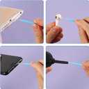 30pcs Shower Head Cleaner Tools, Shower Head Cleaning Brushes Multi-Sized Tiny Showerhead Cleaner Picks for Small Hole Anti-Clogging Cleaning Brush for Gap Nozzle Slot (Blue)