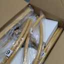 Pureegg Metal Arch Backdrop Stand Set - Set of 2 (7.2ft/6.0ft), Gold Wedding Stand with Stable Base, Elegant Backdrop Cover for Party, Birthday, Baby Shower, Graduation, Easy to Assemble