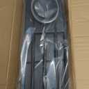 Pair Front Bumper Fog Light Grilles Grill Cover Replacement for A4 B8 A4L 2009 2010 2011 2012 8KD 807 681 01C /8KD 807 682 01C