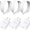 Phone 17 16 15 Pro Max Charger Fast Charging, 30W USB C Charger Type C Chargers Fast Charging Block with 10 FT Long Cable Cord for Phone 17 Pro Max/17 Pro/17/16 Pro Max/16 Pro/16 Plus/16/15 ProMax