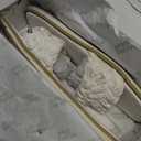 DREAM PAIRS Women's Square Open Toe Slide Sandals Cute Slip on Braided Slides Flat Sandals for Summer (12, White/Weave)