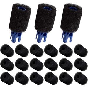 for Polaris Pool Cleaner Parts 18 Pack Polaris Tail Sweep Pro & 3 Tail Hose Scrubbers Pool Sweep Tail Scrubbers Replacement Pool Tail Scrubber 280 360 380 180 480 3900 (Blue)