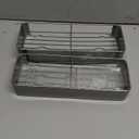 Kitsure Shower Caddy - 2 Pack Adhesive Shower Organizer, Rustproof Metal Shelves, No-Drill Bathroom Organizers and Storage, Grey, Large