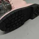 DREAM PAIRS Girls Riding Boots Knee High Side Zipper Mid Calf Shoes Little Kid/ Big Kid, Size 4 Big Kid, Pink/ Diy, SDBO2216K-1