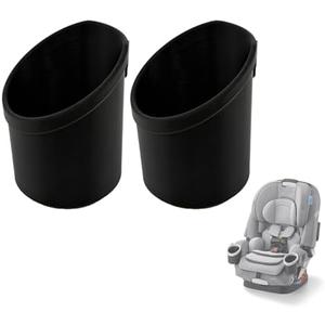 2pcs Cup Holder Replacement Compatible with Graco 4Ever DLX Car Seats, Holds Kids Bottles up to 77.5mm, Seat Replacement Parts for Graco Car（Black）