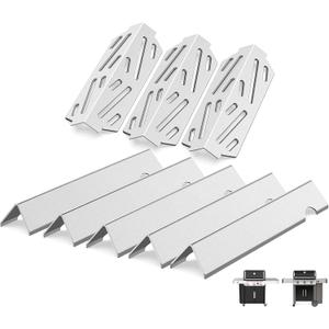 Genesis ii Grill Parts - Genesis ii Flavorizer Bars and Genesis ii Heat Deflector for Weber Genesis II 300 /LX 300, Genesis ii E-310 E-315 S-335 Grills, Genesis 2 Grill Parts for Weber 66795 66040