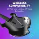 PDP RIFFMASTER Wireless Guitar Controller for Xbox Series X|S, Xbox One, Windows 10/11 PC, Rock Band 4, Fortnite Festival, Audio Jack, Rechargeable Battery, Officially Licensed by Microsoft Black
