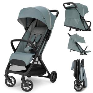 Inglesina Quid³ Travel Stroller with One-Hand Fold, 0–55 lbs | Galaxy Gray