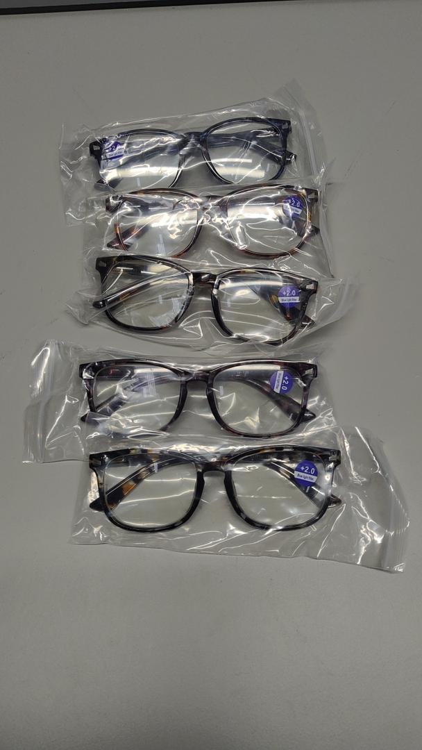 CCVOO Reading Glasses for Women/Men, Eyeglasses, Blue Light Readers for Women/Men, Computer Eye Glasses, Cheaters, +2.0