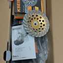 KSEIBI 711985 Concrete Grinder 7 Inch - Angle Grinder Kit with Dust Extraction Shroud, 2400W 15A Motor, 6000RPM, Includes Auxiliary Handles & 9 Inch Protective Guard, Diamond Cup Wheel, Carrying Bag