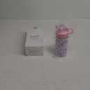 Zak Designs Sanrio Sage Kids Water Bottle For School or Travel, 14oz Stainless Steel Water Bottle With Straw, Handle, and Leak-Proof, Pop-Up Spout Cover (Hello Kitty)