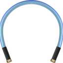 Atlantic Female to Female Heavy Duty Garden Hose 3 ft x 5/8 inch Blue Water Hose Short Connection Leader Hose (3 Feet)