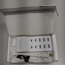 Portable USB C Charging Station,4 -C- Ports, USB Charging hub 10-Ports/USB c Charger Block for Multiple Devices Phones Tablet Smartwatch Headphones Speakers (USB-4C+6A)