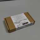 Amazon Basics Self-Closing Door Hinge, 3.5 Inch x 3.5 Inch, 1 Piece, Satin Nickel