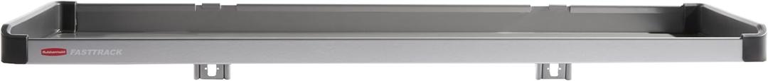 Rubbermaid FastTrack Rail Large Shelf Organization System, Holds up to 50 Pounds, Ideal for Cleaning Products/Garden Supplies/Laundry Products