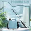 Battery Powered Sprayer 1.35 Gallon, Electric Garden Sprayer in Lawn with 3 Mist Nozzles, Rechargeable Handle, Retractable Wand, Yard Pump Sprayers with Adjustable Shoulder Strap for Plants