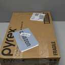 Pyrex Deep 9x13-Inch Glass Baking Dish with Lid, Deep Casserole Dish, Glass Food Container, Oven, Freezer and Microwave Safe, Clear Container