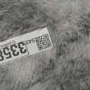 Soft Area Rugs for Living Room Bedroom, 5x8 Fluffy Shaggy Bedside Rug, Non-Slip Large Shag Fuzzy Plush Carpets for Bedroom Kids Dorm Nursery Home Decor Aesthetic, Tie-Dyed Light Grey