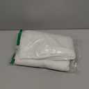 RYB HOME White Sheer Curtains Linen Texture Window Panels, Semi Sheer Light Filetring Rod Pocket & Back Tab Drapes for Bedroom, 52 x 84 inches, Pack of 2