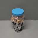 30 Pack Halloween Ring Candy - Individually Wrapped Holiday Themed Skull Candys Packed in a Skull Jar  Trick Or Treat Strawberry And Tutti Frutti Delicious Candys - Bulk Halloween Suckers Great Use, For Kids, Trick Or Treat, Party Favor, Classrooms, Goodie Bags