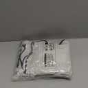 MIULEE Natural Scalloped Shower Curtain Linen Textured with 12 Metal Hooks Cute Heavy Duty Washable Waterproof Thick Cloth Shower Curtains with Black Border for Bathroom Hotel Bathtub,W72*L72