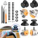 Joysticks for PS5 Hall Effect Joystick Replacement for Sony PlayStation 5 PS5 3D Analog Sensor Module for PS5 Joystick Thumb Stick Controller Accessories Parts with Repair Tools(4Pack)