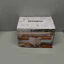 Toaster 2 Slice Retro Stainless Steel with 1.5 Extra Wide Slots Bagel, Defrost, Reheat, Cancel Functions, 6 Bread Shade Settings, Removable Crumb Tray, Cream White