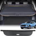 Cargo Cover Compatible with Chevrolet Trax 2024 2025 Accessories Retractable Rear Trunk Cover Compatible with Chevy Trax 2024-2025 Luggage Privacy Security Shield Shade Carbon Fiber Texture