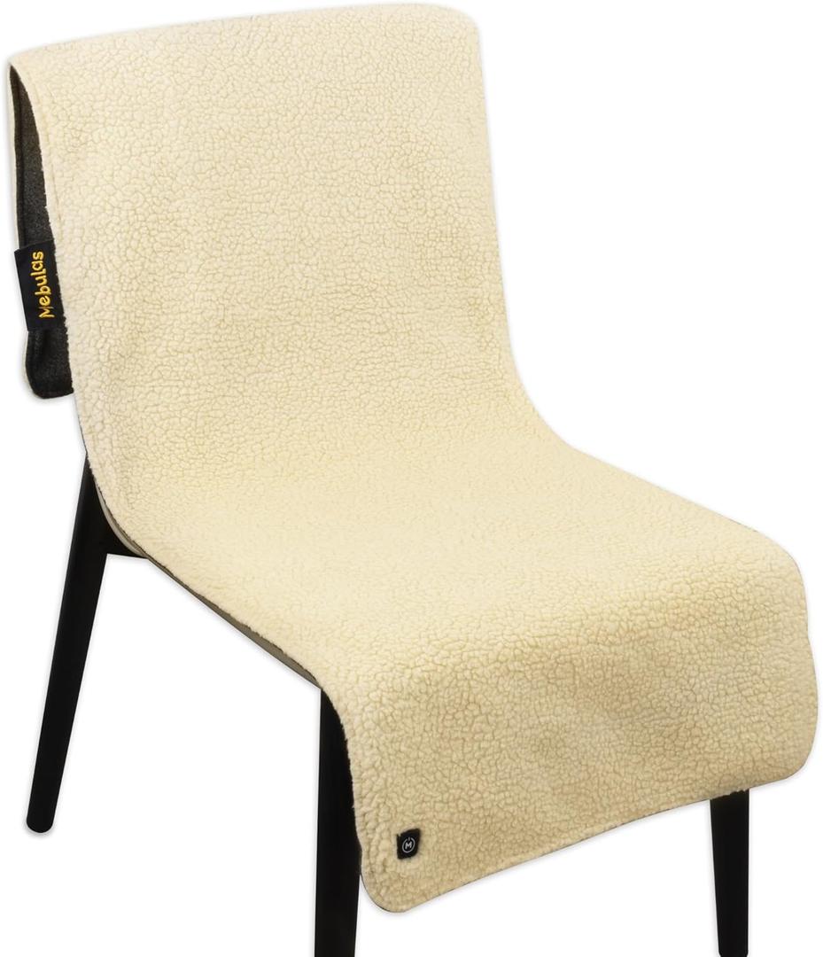 Smart Heated Pad PRO for Chair, Sofa, Couch, Camping, Traveling, Upgraded Electric Heated Blanket with 3 Heat Levels (104F -140F)