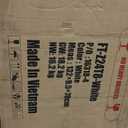 BestOffice 8FT Picnic Table Folding Table Camping Table Plastic Table Fold Up Table Lock for Party Event,White