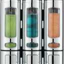 Shampoo and Conditioner Dispenser,Shower Shampoo Dispenser 3 Chamber No Drilled Shampoo Dispenser for Shower Wall Mounted Shower Dispenser Body Wash Dispenser for Bathroom Kitchen Hotel,Chrome