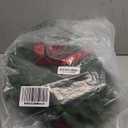 4 Pack 11 Inch Mini Christmas Wreath Small Christmas Kitchen Cabinet Wreaths with Red Velvet Bow Artificial Norfolk Pine Wreath Outdoor Christmas Wreaths for Windows Door Chairs Wall Stairs Home Decor