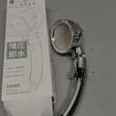 Marbrasse High Pressure Shower Head, 3-Settings Handheld Showerhead with ON/Off Full Shutoff Push Button and Switch to Control Flow, Angle-Adjustable Water Saving Body Sprays(Chrome)