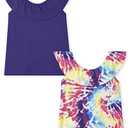 The Children's Place Girls Short Sleeve Ruffle Tank Top Size XS/TP Taille 4
