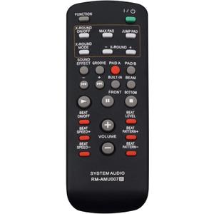 Allimity RM-AMU007 RMAMU007 Replacement Remote Control Compatible with Sony Mini Hi-Fi Component System FST-ZUX9 LBT-ZUX9 SS-ZUX9 HCD-ZUX9 SS-ZUX9P FSTZUX9 LBTZUX9 SSZUX9 HCDZUX9 SSZUX9P