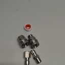 2 Sets NPT 1/4 Inch Pressure Washer Coupler Quick Connect Plug Stainless Steel Male and Female Quick Connect Fittings Pressure Washer Adapter Set (Internal Thread, External Thread)