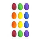 Fillable Easter Eggs 8x6cm Colorful with Hinge Children Toy Accessory 32Pcs