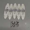 Gable Light Clips Compatible with Govee H706 with Screws Compatible with Govee Pro Permanent Outdoor Lights with Roof Pitches Cable Management(White,6 Pack)