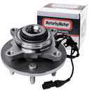 MotorbyMotor 515079 Front Wheel Bearing and Hub Assembly 4WD with 6 Lugs Fits for Ford F150, Lincoln Mark LT Navigator LowRunout OE Directly Replacement Hub Bearing w/ABS