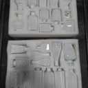 Brajttt Bud Vase Set of 25, White Vases, Glass Bud Vases in Bulk, Small Vases for Mini Flower Vase Set, Cute Vintage Glass Vases Set for Flower,Wedding,Home,Centerpiece Table Decorations