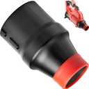Car Drying Nozzle for 18V Leaf Blower of 8" Long Car Drying Blowpipe, Fits 2724-20 & 2728-20 with Red Soft Tip Cover