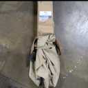 Blissun Rectangular Patio Umbrella, Table Market Umbrella with Tilt and Crank, Outdoor Umbrella for Garden, Deck, Backyard, Pool and Beach (6.5 x 10 FT, Ivory)