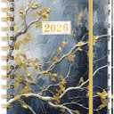 2026 Planner - Weekly & Monthly Planner 2026, January 2026 - December 2026, 6.4" x 8.5", Durable Metal Rings, Elastic Closure, 12 Monthly Tabs, Back Pocket