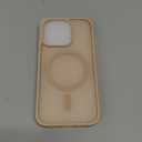 SUPFINE Magnetic for iPhone 14 Pro Case(Compatible with MagSafe)(Military Grade Drop Protection) Slim Translucent Matte Shockproof with Anti-Fingerprint Phone Case,Desert Gold