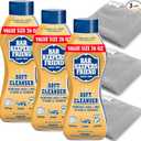 Cleaning Bundle: Bar-Keeper’s-Friend Soft Cleanser 26 oz - 3 packs + 3 Microfiber Cleaning Cloth 16x12