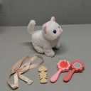 Tagitary Plush Toys Electronic Toy Cat That Walking and Meowing,Tail Wagging Interactive Toy Cat for Kids with Leash,Easter Christmas Birthday Gift for Toddlers Kids