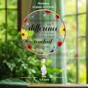 Retirement Gifts for Woman Men, Inspirational Suncatcher Gift for Women, Never Forget The Difference That You Make Appreciation Gifts
