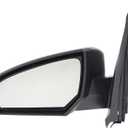 JC Whitney Driver Side Power Non-Heated Mirror for Nissan Sentra 2007-2012 Paintable JNS52EL