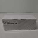 Hilitand Air Conditioner Exhaust Hose Adapter, Dia 5.9in, Oval Vent, Efficient Energy Saving, Serrated Strips, Scratch ABS