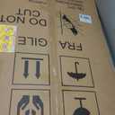 JILoffice Large Foldable White Board 60 x 48 Inches, Dry Erase Magnetic White Board, Black Aluminum Frame with 2 Detachable Marker Trays Wall Mounted Board for Office Home and School